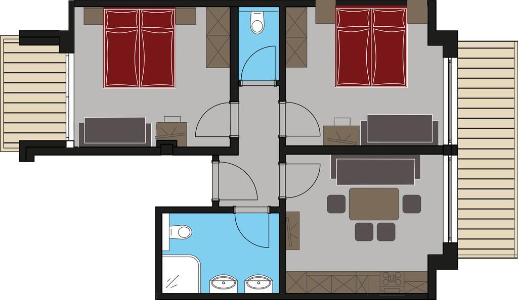 Appartements Almnest Шладминг Екстериор снимка